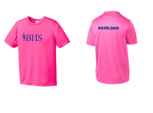 BHS Swag - #GIRLDAD Neon Pink TEES (MEN)